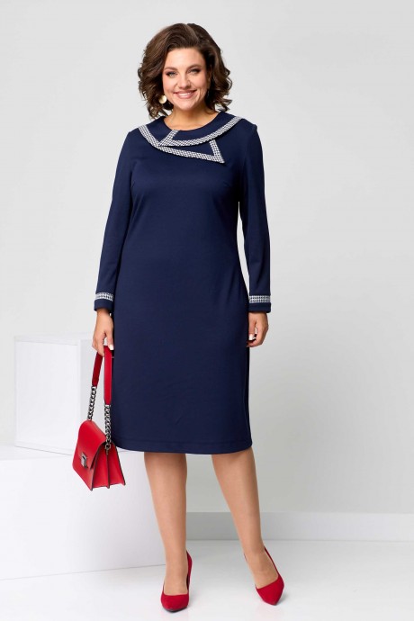 Платье Асолия 2649 синий размер 58-62 #1
