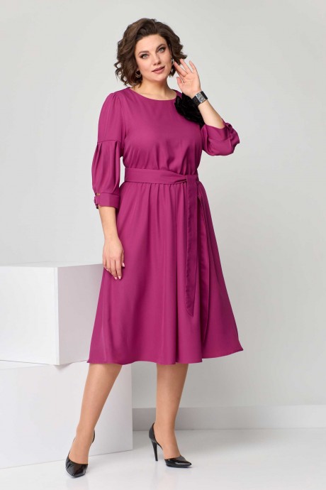 Вечернее платье Асолия 2657 брусничный размер 50-54 #1