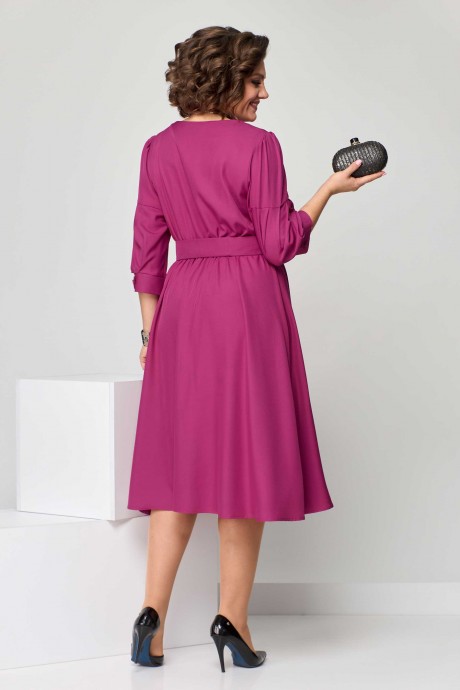 Вечернее платье Асолия 2657 брусничный размер 50-54 #5