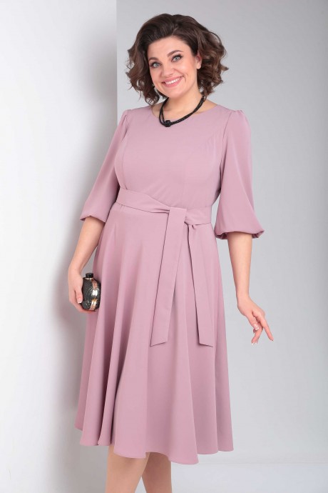 Платье Асолия 2673 розовый размер 50-54 #4