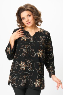 Блузка Zlata 4444 цветы #1