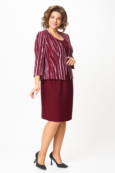 Костюм Zlata 4460 бордовый размер 50-56 #1