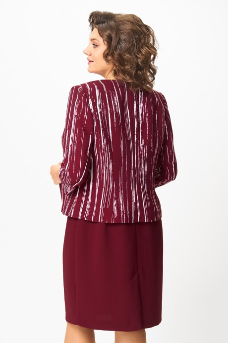Костюм Zlata 4460 бордовый размер 50-56 #3