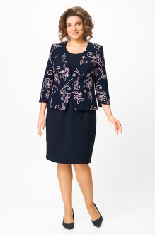 Костюм Zlata 4460 цветы, синий #1
