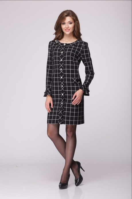 Платье Ладис Лайн 837 черный размер 50-54 #1