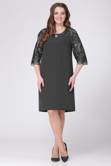 Вечернее платье Ладис Лайн 898 графит размер 52-56 #1