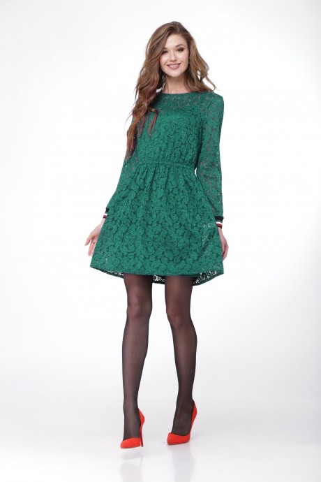 Вечернее платье Ладис Лайн 1015 зеленый размер 44-48 #3
