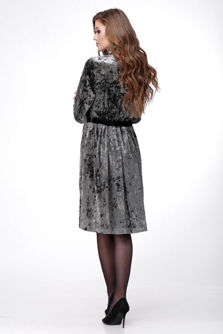 Вечернее платье Ладис Лайн 1009/1 серо-оливковый размер 46-50 #4