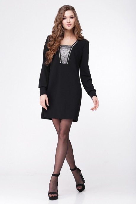 Вечернее платье Ладис Лайн 1040 черный размер 44-48 #2