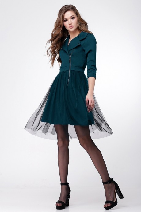 Вечернее платье Ладис Лайн 1043 морская волна размер 44-48 #1