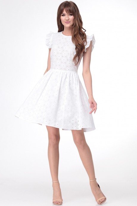 Платье Ладис Лайн 1093 белый размер 44-48 #6