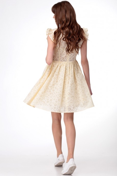 Платье Ладис Лайн 1093/1 светло-желтый размер 44-48 #5