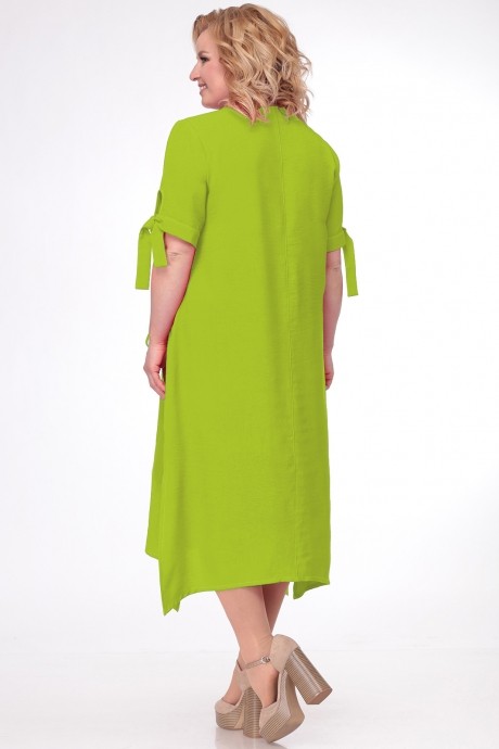 Платье Ладис Лайн 1080 лайм однотон (без печати) размер 56-60 #2