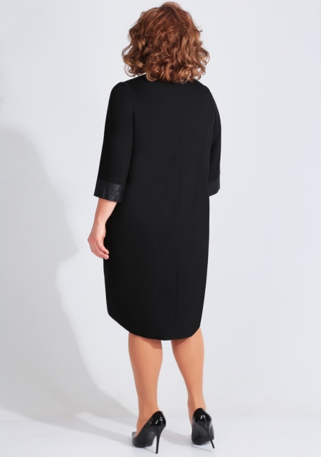 Вечернее платье Ладис Лайн 1157 черный размер 54-58 #2
