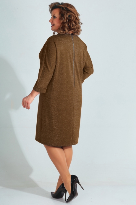 Вечернее платье Ладис Лайн 1171 ореховый размер 50-58 #2