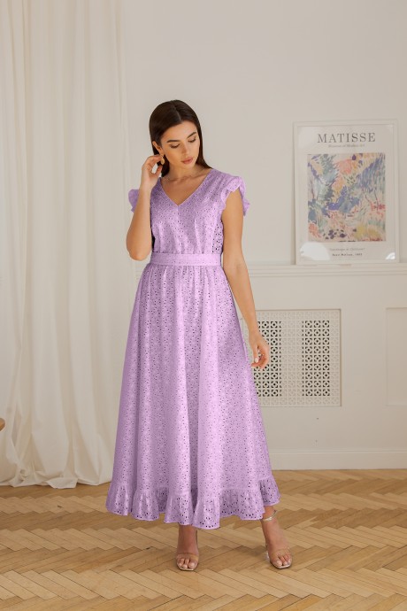 Платье Ладис Лайн 1353 лаванда размер 44-54 #1