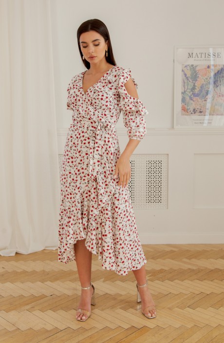 Платье Ладис Лайн 1366 цветочный принт размер 42-48 #3