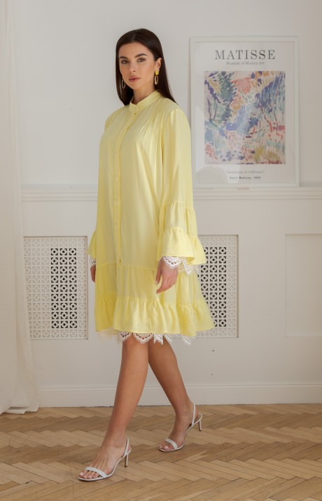 Платье Ладис Лайн 1346 жёлтый размер 44-54 #3