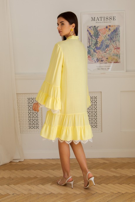 Платье Ладис Лайн 1346 жёлтый размер 44-54 #7