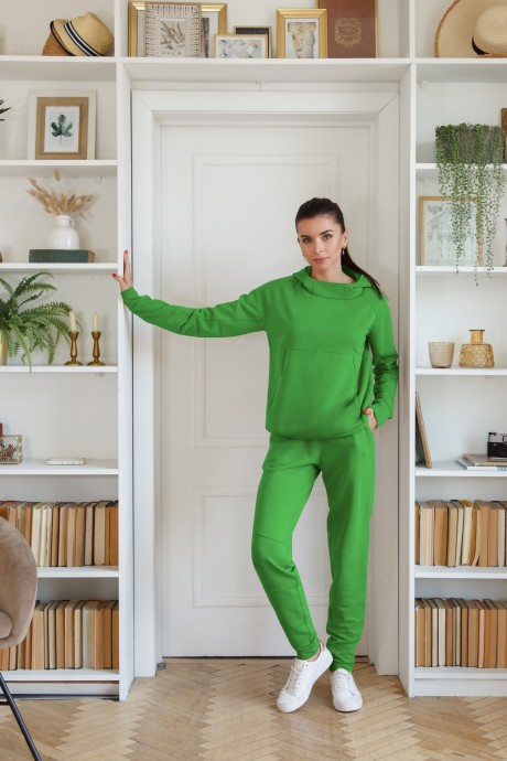 Спортивный костюм Ладис Лайн 1386 зелень размер 44-54 #1
