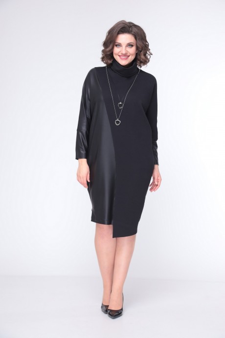 Платье Ладис Лайн 1422 черный размер 50-60 #2