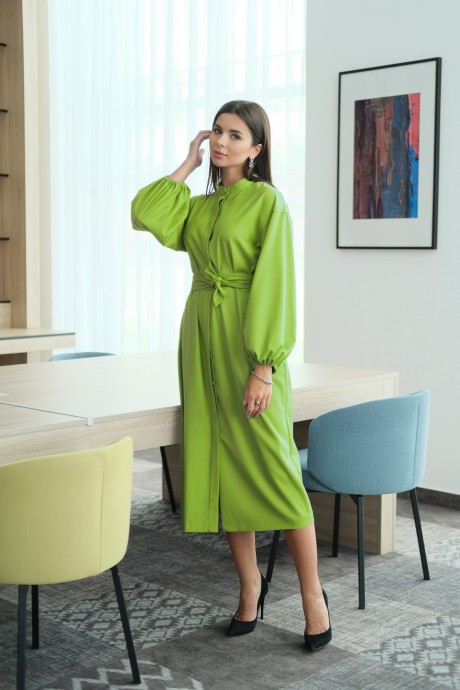 Платье Ладис Лайн 1266 Зеленый размер 44-52 #1