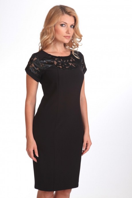 Вечернее платье TVIN 7155 черный размер 46-56 #1