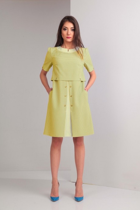 Платье TVIN 7405 желтый размер 42-50 #1