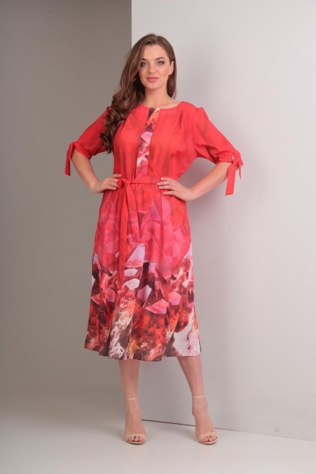 Платье TVIN 7427 красный размер 54-60 #2