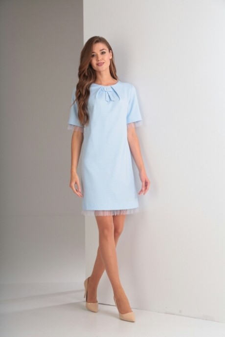 Вечернее платье TVIN 7425 голубой размер 46-52 #3