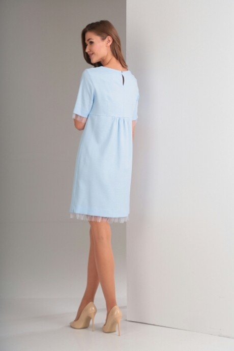 Вечернее платье TVIN 7425 голубой размер 46-52 #4