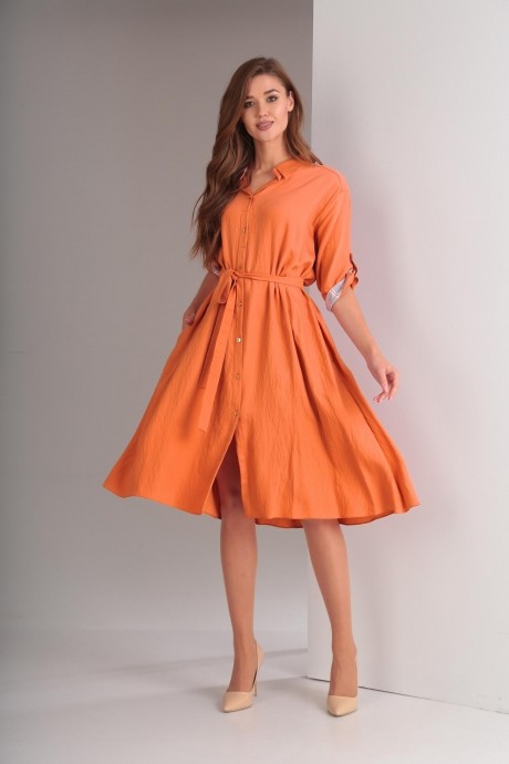 Платье TVIN 7407 оранжевый размер 44-52 #1