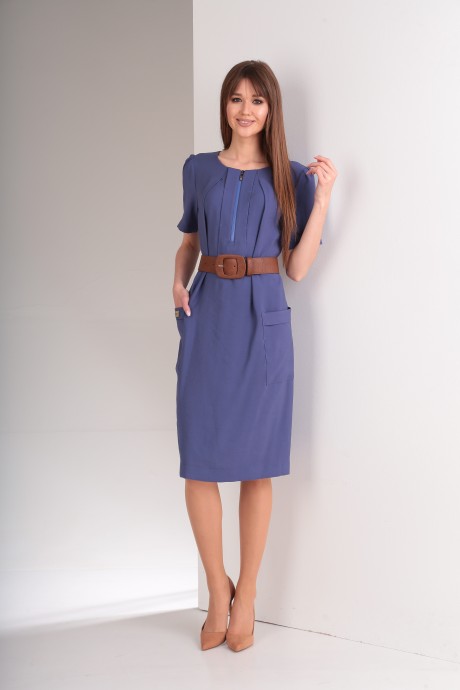Платье TVIN 8048 синий размер 48-52 #1
