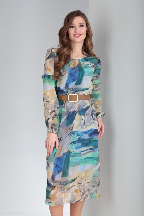 Платье TVIN 8091 акварель размер 46-50 #2