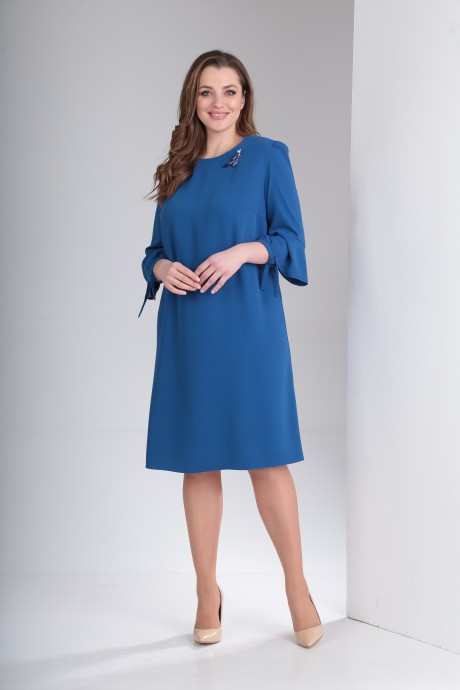 Вечернее платье TVIN Л012 синие размер 54-58 #1