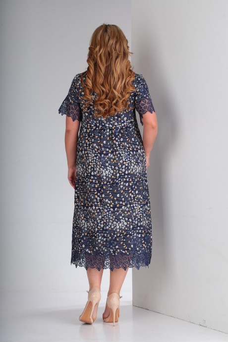 Платье TVIN 8107 синий размер 52-58 #5