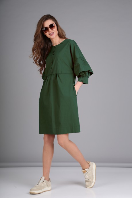 Платье TVIN 8112 зелень размер 44-54 #1