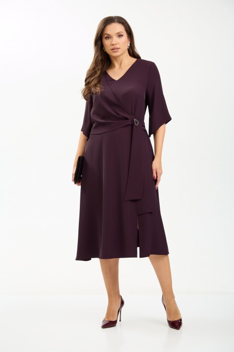 Вечернее платье TVIN 7661 баклажан размер 46-56 #1