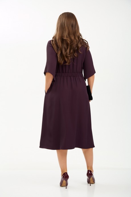 Вечернее платье TVIN 7661 баклажан размер 46-56 #6