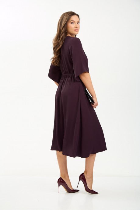 Вечернее платье TVIN 7661 баклажан размер 46-56 #7