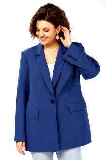 Жакет (пиджак) Ольга Стиль С986 синий