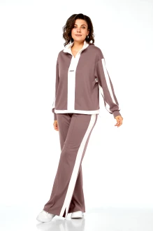 Спортивный костюм Ольга Стиль С948 пепельно-розовый