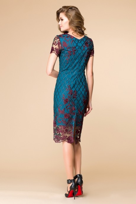 Вечернее платье Romanovich Style 1-1570 темная бирюза размер 44-48 #2