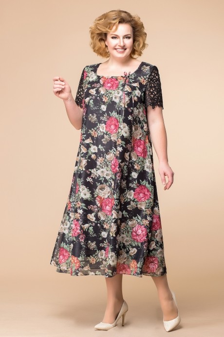 Платье Romanovich Style 1-1600 цветы размер 52-60 #1