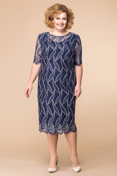 Вечернее платье Romanovich Style 1-1584 синий размер 60-64 #1