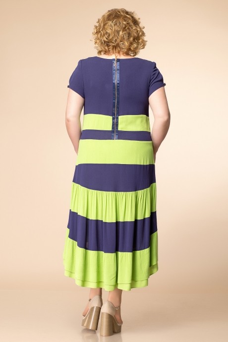 Платье Romanovich Style 1-1217 сине-фисташковый размер 54-58 #2