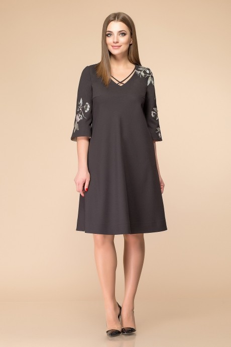 Платье Romanovich Style 1-1674 черный размер 48-52 #1