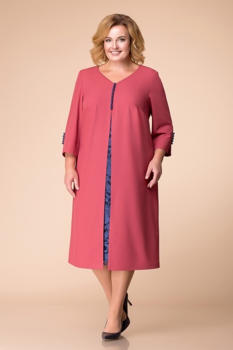 Вечернее платье Romanovich Style 1-1666 пыльно-бордовый размер 56-60 #1