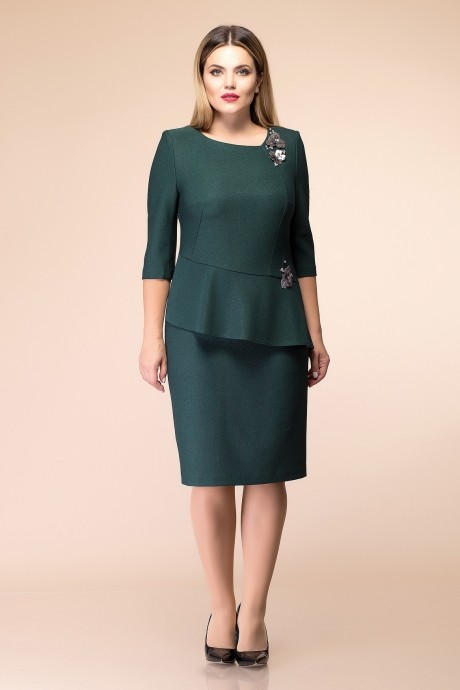 Вечернее платье Romanovich Style 1-1690 зеленый размер 48-52 #1