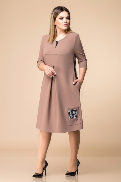 Платье Romanovich Style 1-1707 бежевый размер 52-56 #2